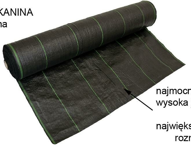 Alternative view of AGROTKANINA  CZARNA szer. 110 cm gramatura 90 gr./ m2  FILTR UV  - szer. 110 cm dłogość 100 mb