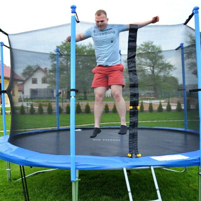 Alternative view of SIATKA WEWNĘTRZNA DO TRAMPOLINY 12 FT - 366 CM TRAMPOLINA- 6 słupków - siatka wewnętrzna trampoliny 366 cm