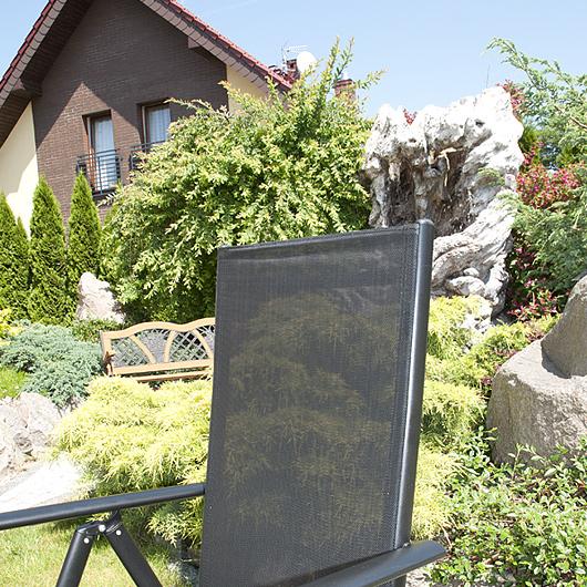 KRZESŁO aluminiowe Verona czarne - krzesło VERONA czarne - obrazek 7