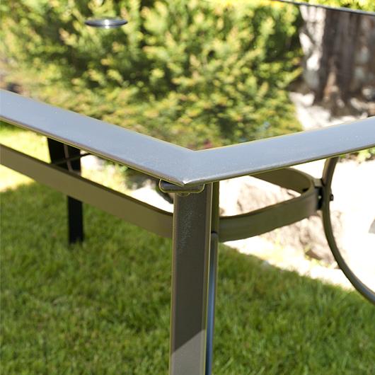 Stół aluminiowy Verona czarny - stół VERONA czarny - obrazek 4