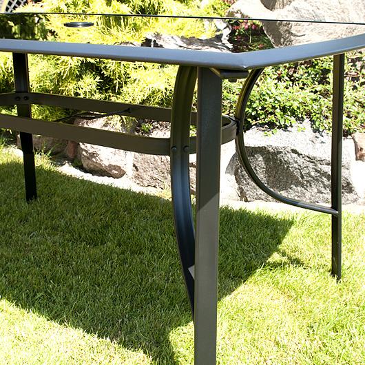 Stół aluminiowy Verona czarny - stół VERONA czarny - obrazek 6