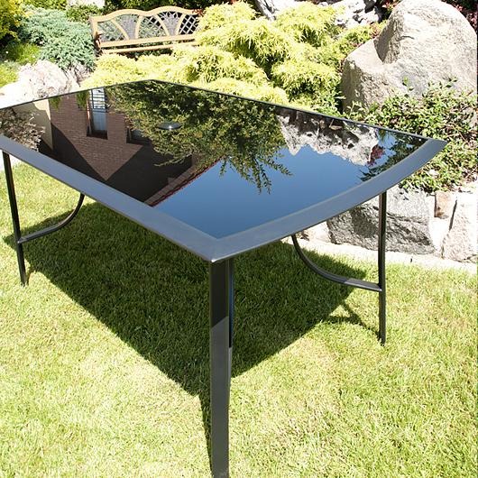 Stół aluminiowy Verona czarny - stół VERONA czarny - obrazek 7