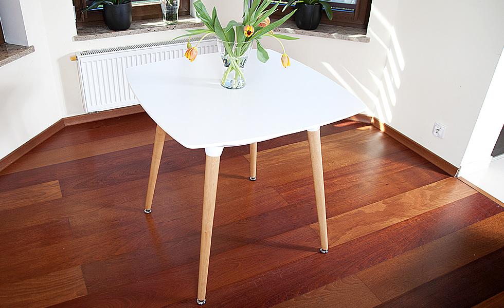 STÓŁ NOWOCZESNE kolekcja MEDIOLAN KWADRATOWY kolor BIAŁY - Stół MEDIOLAN biały KWADRATOWY