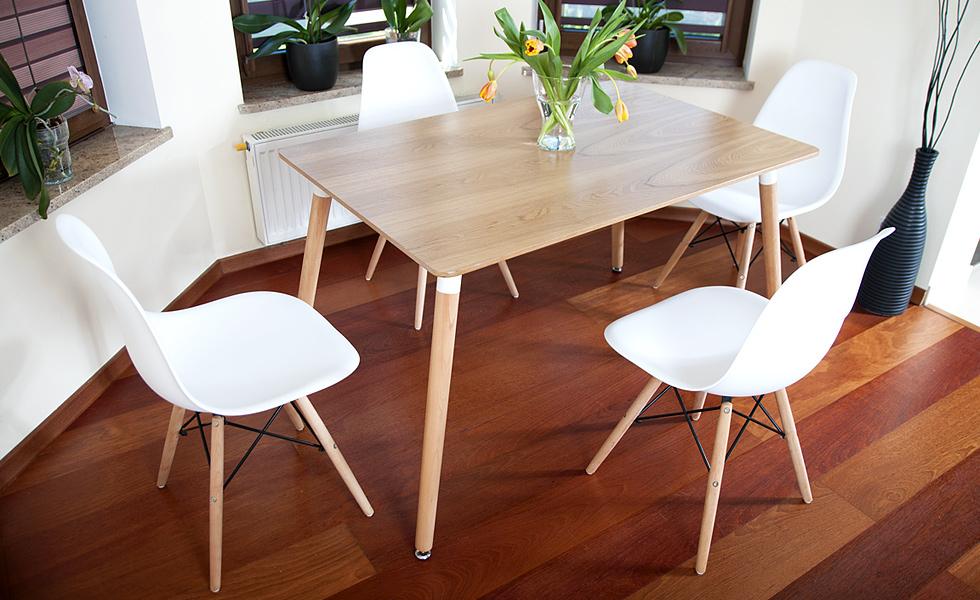 KRZESŁO BIAŁE MEDIOLAN - TULIPAN do kuchni i jadalni - Krzesło MEDIOLAN - TULIPAN białe - obrazek 6