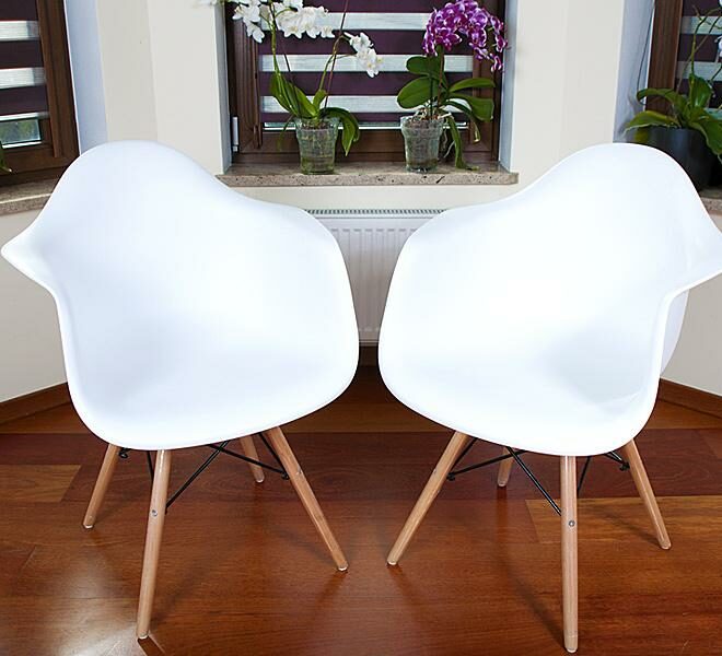 KRZESŁO BIAŁE MEDIOLAN - TULIPAN do kuchni i jadalni - Krzesło MEDIOLAN - TULIPAN białe