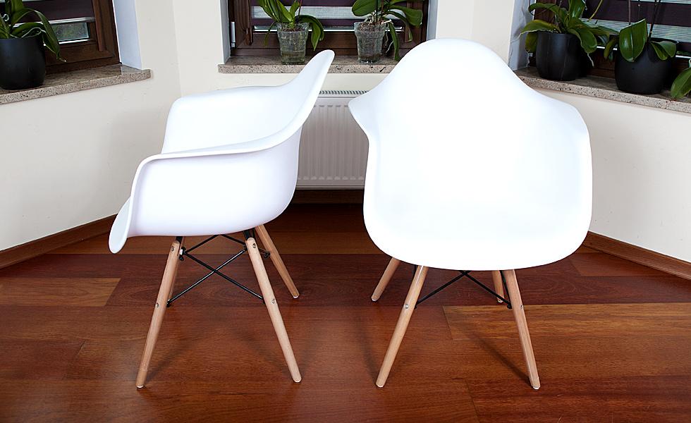 KRZESŁO BIAŁE MEDIOLAN - TULIPAN do kuchni i jadalni - Krzesło MEDIOLAN - TULIPAN białe - obrazek 10