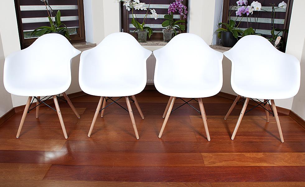 KRZESŁO BIAŁE MEDIOLAN - TULIPAN do kuchni i jadalni - Krzesło MEDIOLAN - TULIPAN białe - obrazek 12