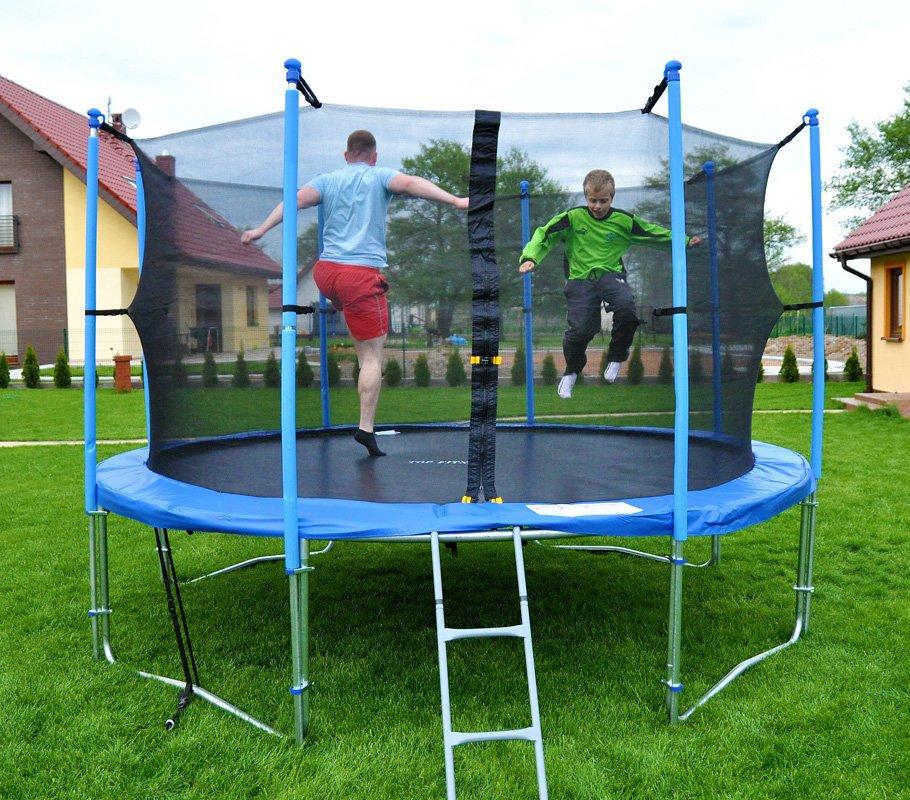 MATA BATUT DO TRAMPOLINY 10 FT 305 CM TRAMPOLINA 64 SPRĘŻYNY - mata do trampoliny 305 cm - obrazek 2