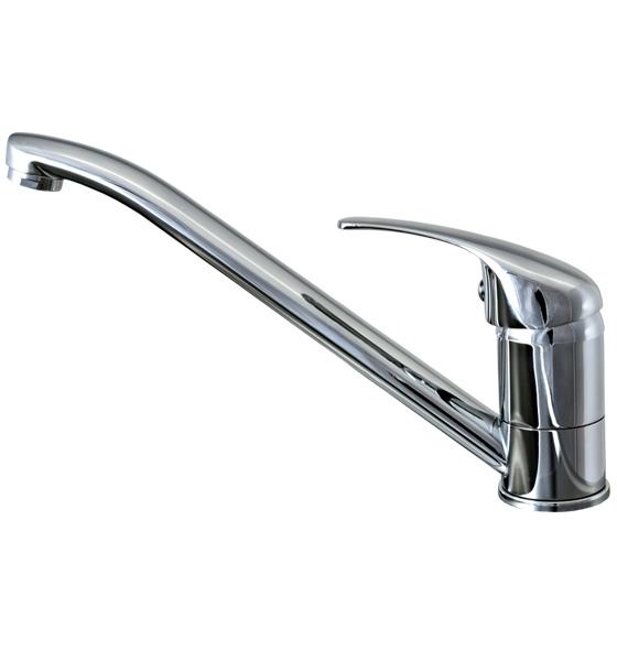 Bateria kuchenna stojąca metalowa PIENA kolor chrom - bateria PIENA