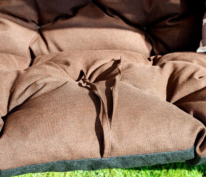 HUŚTAWKA OGRODOWA 4-osobowa BLANCA z moskitierą BRĄZOWA - Huśtawka BLANCA Brązowa - obrazek 18