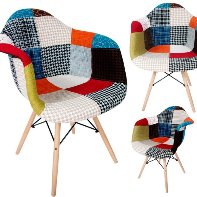 FOTEL KRZESŁO MEDIOLAN ZOFIA tapicerowane - tkanina - Krzesło MEDIOLAN - ZOFIA