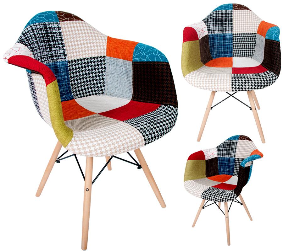 FOTEL KRZESŁO MEDIOLAN ZOFIA tapicerowane - tkanina - Krzesło MEDIOLAN - ZOFIA