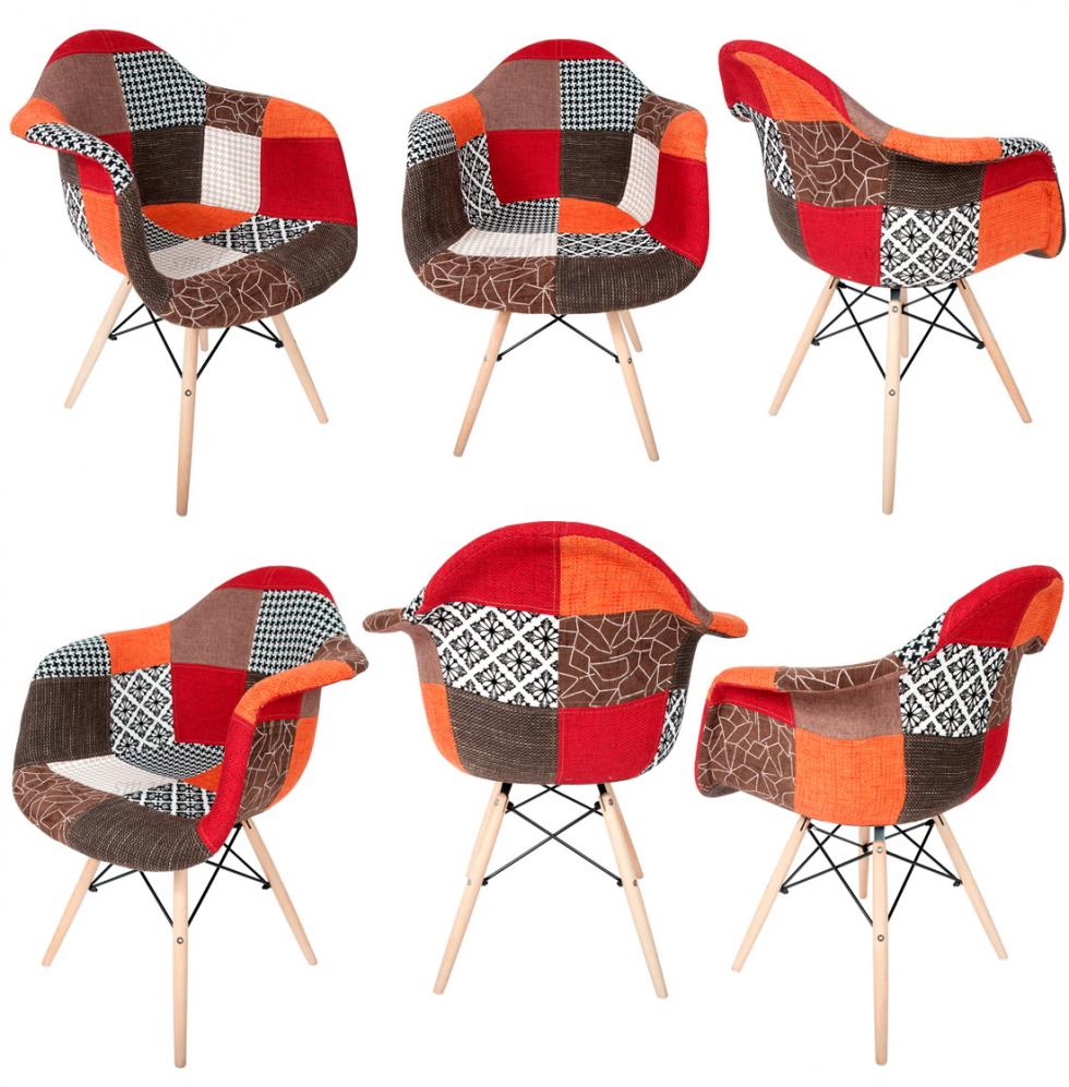 FOTEL KRZESŁO MEDIOLAN ANNA tapicerowane - tkanina - Krzesło MEDIOLAN - ANNA - obrazek 4