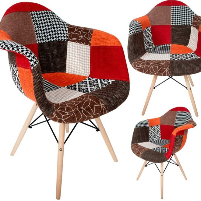 FOTEL KRZESŁO MEDIOLAN ANNA tapicerowane - tkanina - Krzesło MEDIOLAN - ANNA