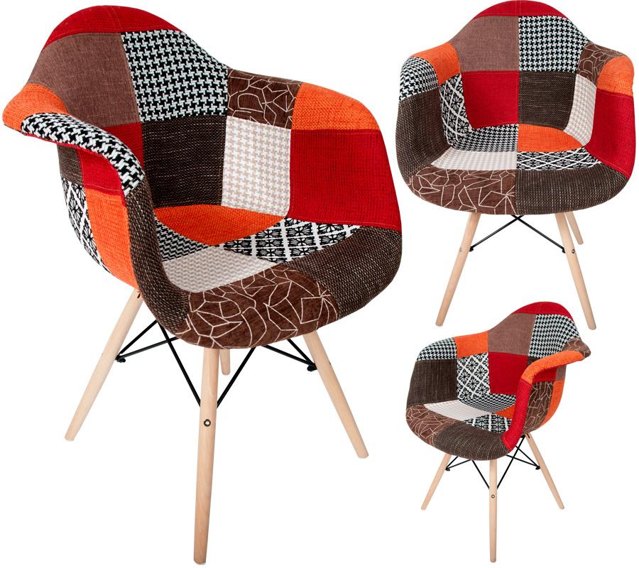 FOTEL KRZESŁO MEDIOLAN ANNA tapicerowane - tkanina - Krzesło MEDIOLAN - ANNA