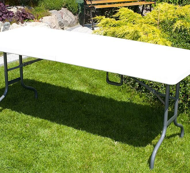 STÓŁ CATERINGOWY OGRODOWY SKŁADANY dł. 180 cm - stół składany dł. 180 cm