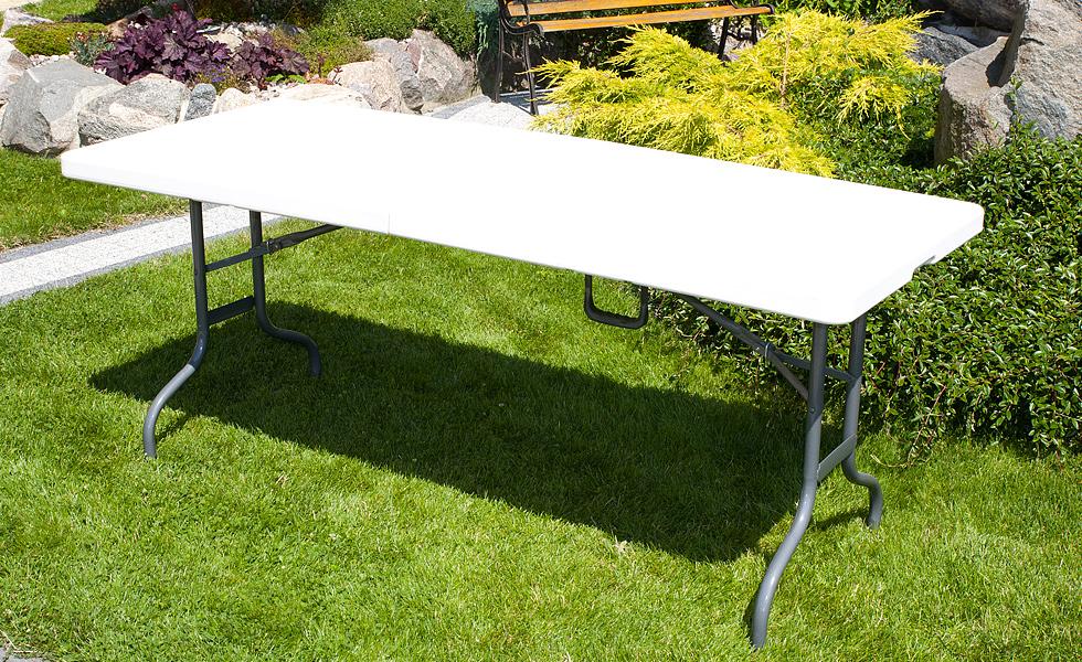 STÓŁ CATERINGOWY OGRODOWY SKŁADANY dł. 180 cm - stół składany dł. 180 cm