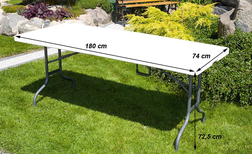 STÓŁ CATERINGOWY OGRODOWY SKŁADANY dł. 180 cm - stół składany dł. 180 cm - obrazek 10