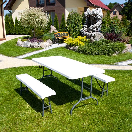 ŁAWKA CATERINGOWA SKŁADANA O DŁUGOŚCI 180 CM - ławka długość 180 cm - obrazek 4