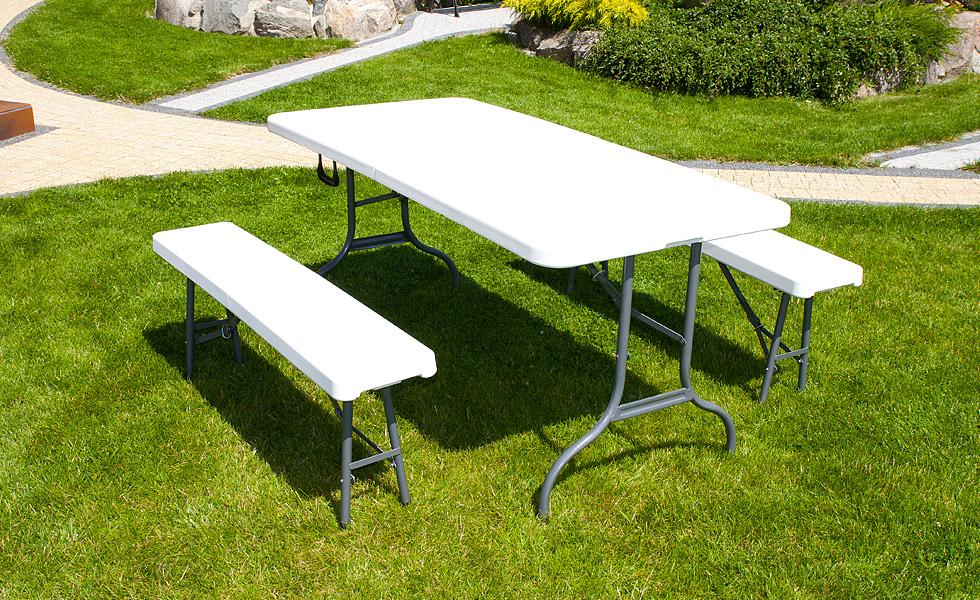 ŁAWKA CATERINGOWA SKŁADANA O DŁUGOŚCI 180 CM - ławka długość 180 cm - obrazek 6