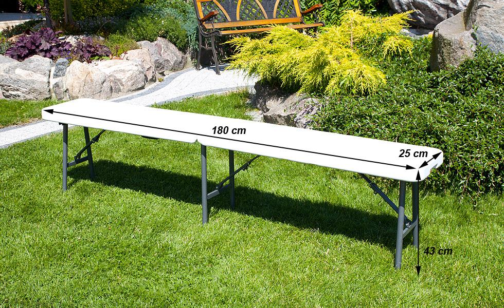 ŁAWKA CATERINGOWA SKŁADANA O DŁUGOŚCI 180 CM - ławka długość 180 cm - obrazek 10