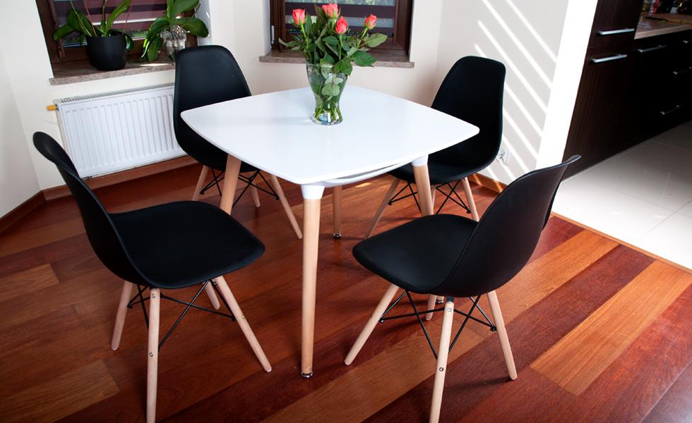 KRZESŁO CZARNE NOWOCZESNE kolekcja MEDIOLAN do kuchni i jadalni - Krzesło MEDIOLAN czarne - obrazek 7