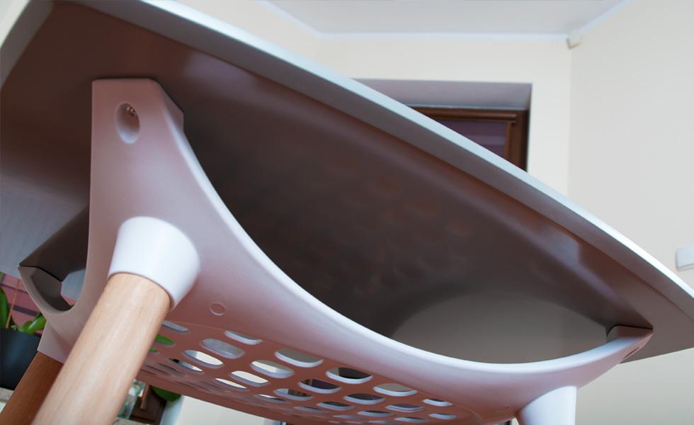 NOWOCZESNY ZESTAW STÓŁ + 4 KRZESŁA kolekcja MEDIOLAN KWADRATOWY SZARY - zestaw MEDIOLAN szary KWADRATOWY stół + 4 krzesła - obrazek 11