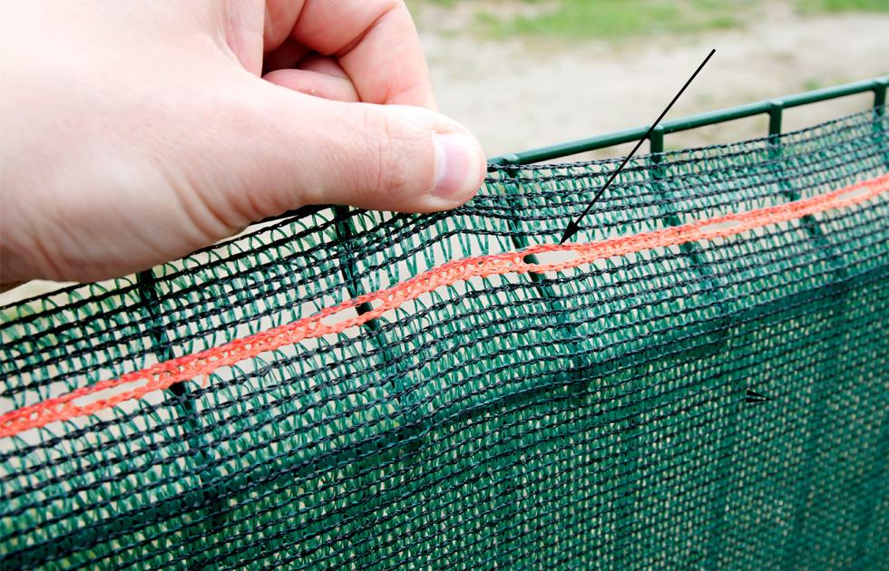 SIATKA OSŁONOWA cieniująca 62% CIEŃ - szer. 150 cm dłogość 50 mb - obrazek 5