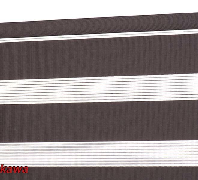 Roleta wolnowisząca Dzień i Noc kolor PALONA KAWA - szer. 240 cm x 230 cm