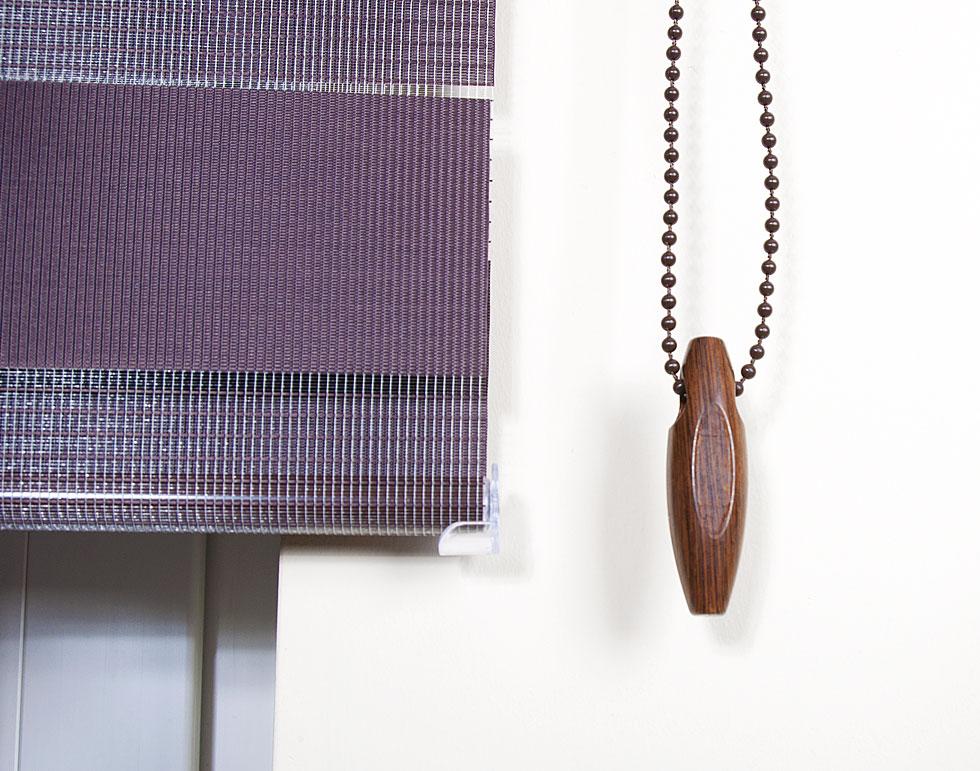 Roleta wolnowisząca Dzień i Noc kolor POPIELATY - szer. 220 cm x 230 cm - obrazek 13