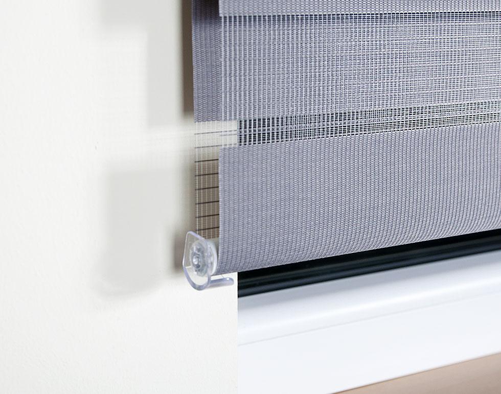 Roleta wolnowisząca Dzień i Noc kolor SZARA POŚWIATA - szer. 240 cm x 180 cm - obrazek 11