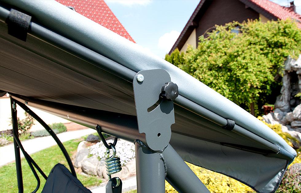 HUŚTAWKA OGRODOWA 4-osobowa GRACJA Szara - Huśtawka GRACJA Szara - obrazek 4