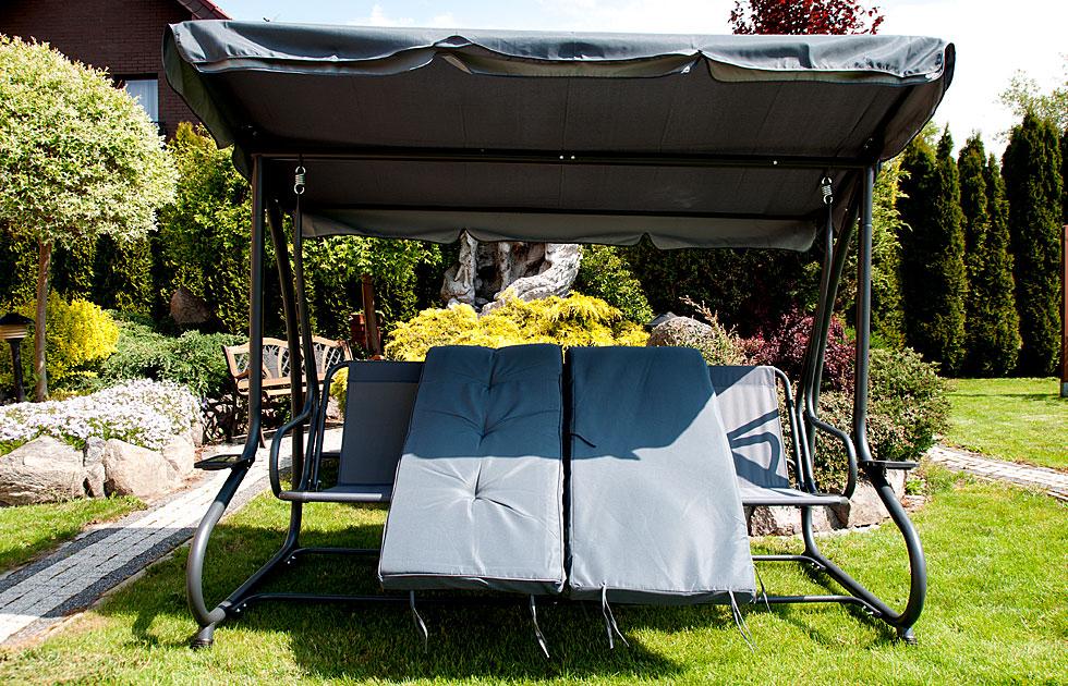 HUŚTAWKA OGRODOWA 4-osobowa GRACJA Szara - Huśtawka GRACJA Szara - obrazek 8