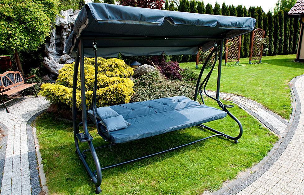 HUŚTAWKA OGRODOWA 4-osobowa GRACJA Szara - Huśtawka GRACJA Szara - obrazek 9