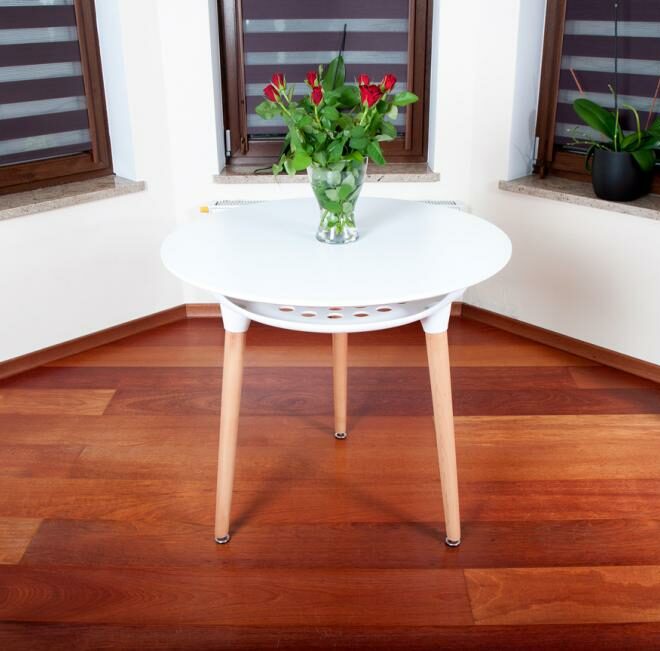 STÓŁ NOWOCZESNE kolekcja MEDIOLAN OKRĄGŁY 80 cm kolor BIAŁY - Stół MEDIOLAN biały OKRĄGŁY 80 cm