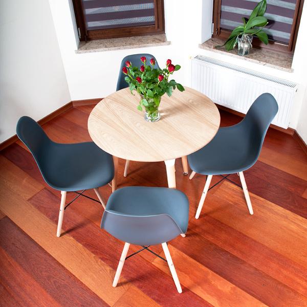 STÓŁ NOWOCZESNE kolekcja MEDIOLAN OKRĄGŁY 80 cm kolor BIAŁY - Stół MEDIOLAN biały OKRĄGŁY 80 cm - obrazek 12