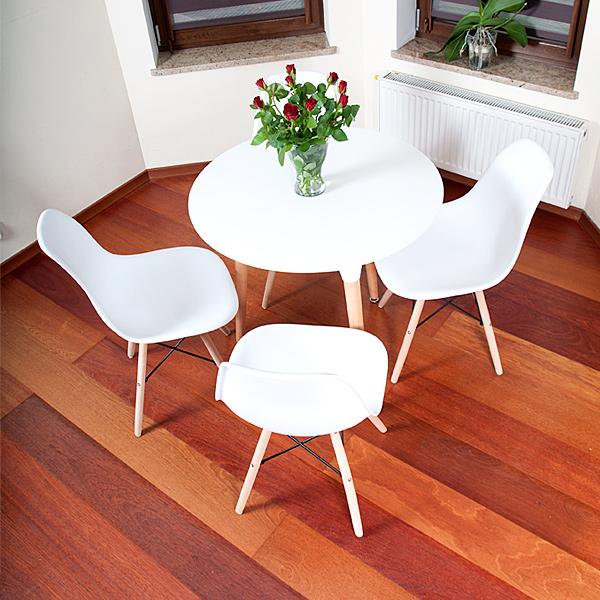 STÓŁ NOWOCZESNE kolekcja MEDIOLAN OKRĄGŁY 80 cm kolor BIAŁY - Stół MEDIOLAN biały OKRĄGŁY 80 cm - obrazek 13