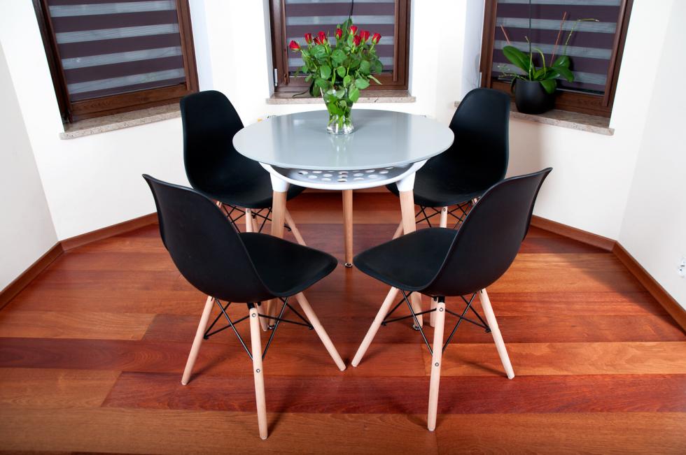 STÓŁ NOWOCZESNE kolekcja MEDIOLAN OKRĄGŁY 80 cm kolor SZARY - Stół MEDIOLAN szary OKRĄGŁY 80 cm - obrazek 11