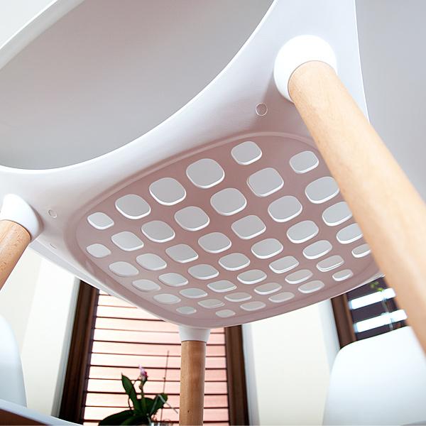 STÓŁ NOWOCZESNE kolekcja MEDIOLAN OKRĄGŁY 80 cm kolor DREWNOPODOBNY - Stół MEDIOLAN drewnopodobny OKRĄGŁY 80 cm - obrazek 4