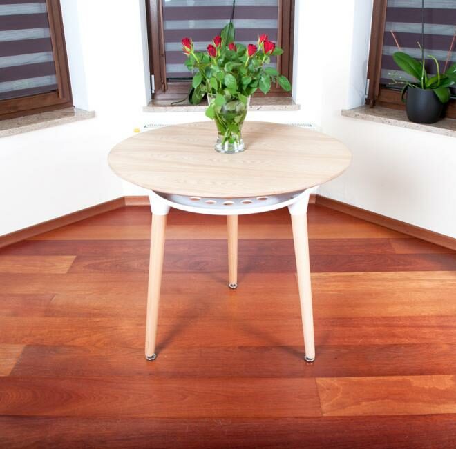 STÓŁ NOWOCZESNE kolekcja MEDIOLAN OKRĄGŁY 80 cm kolor DREWNOPODOBNY - Stół MEDIOLAN drewnopodobny OKRĄGŁY 80 cm