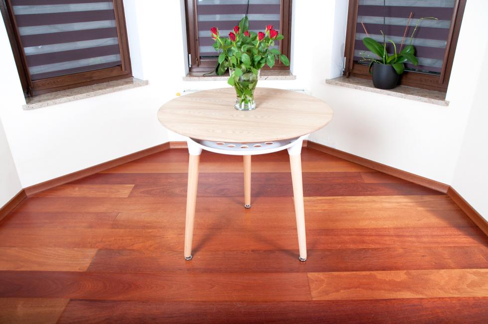 STÓŁ NOWOCZESNE kolekcja MEDIOLAN OKRĄGŁY 80 cm kolor DREWNOPODOBNY - Stół MEDIOLAN drewnopodobny OKRĄGŁY 80 cm