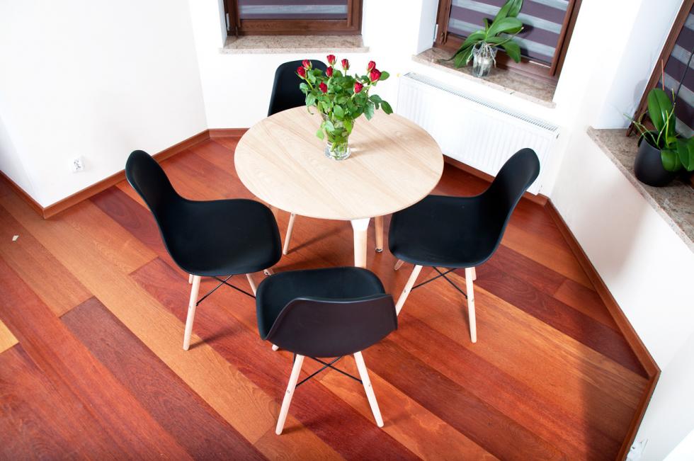 STÓŁ NOWOCZESNE kolekcja MEDIOLAN OKRĄGŁY 80 cm kolor DREWNOPODOBNY - Stół MEDIOLAN drewnopodobny OKRĄGŁY 80 cm - obrazek 11