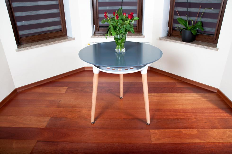 STÓŁ NOWOCZESNE kolekcja MEDIOLAN OKRĄGŁY 80 cm kolor GRAFITOWY - Stół MEDIOLAN grafit OKRĄGŁY 80 cm