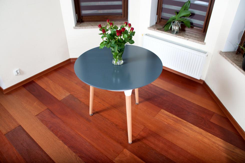 STÓŁ NOWOCZESNE kolekcja MEDIOLAN OKRĄGŁY 80 cm kolor GRAFITOWY - Stół MEDIOLAN grafit OKRĄGŁY 80 cm - obrazek 6