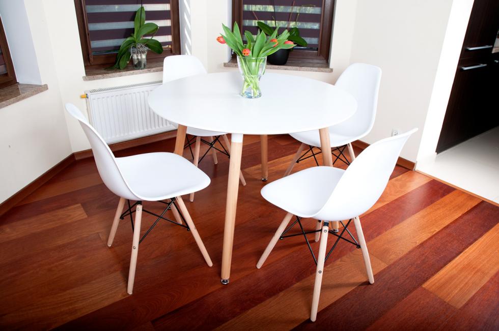 STÓŁ NOWOCZESNE kolekcja MEDIOLAN OKRĄGŁY 100 cm kolor BIAŁY - Stół MEDIOLAN biały OKRĄGŁY 100 cm - obrazek 10