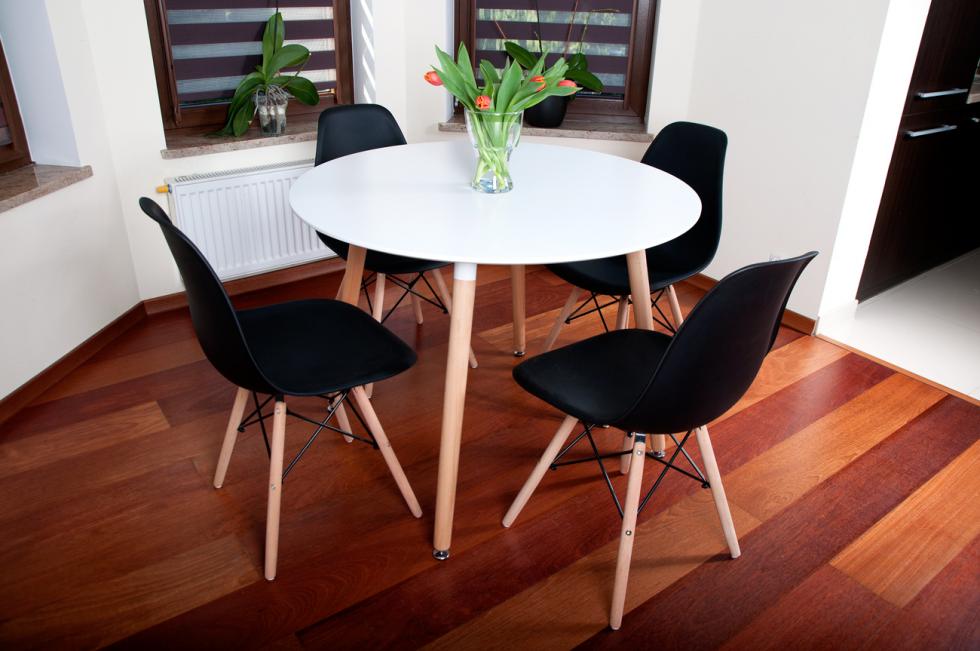 STÓŁ NOWOCZESNE kolekcja MEDIOLAN OKRĄGŁY 100 cm kolor BIAŁY - Stół MEDIOLAN biały OKRĄGŁY 100 cm - obrazek 11