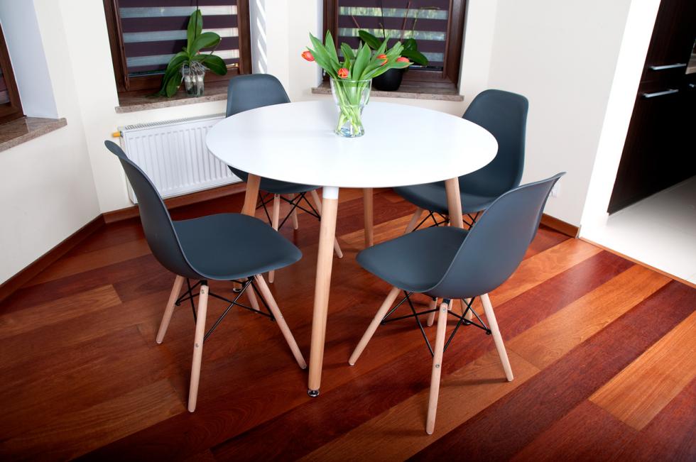 STÓŁ NOWOCZESNE kolekcja MEDIOLAN OKRĄGŁY 100 cm kolor BIAŁY - Stół MEDIOLAN biały OKRĄGŁY 100 cm - obrazek 12