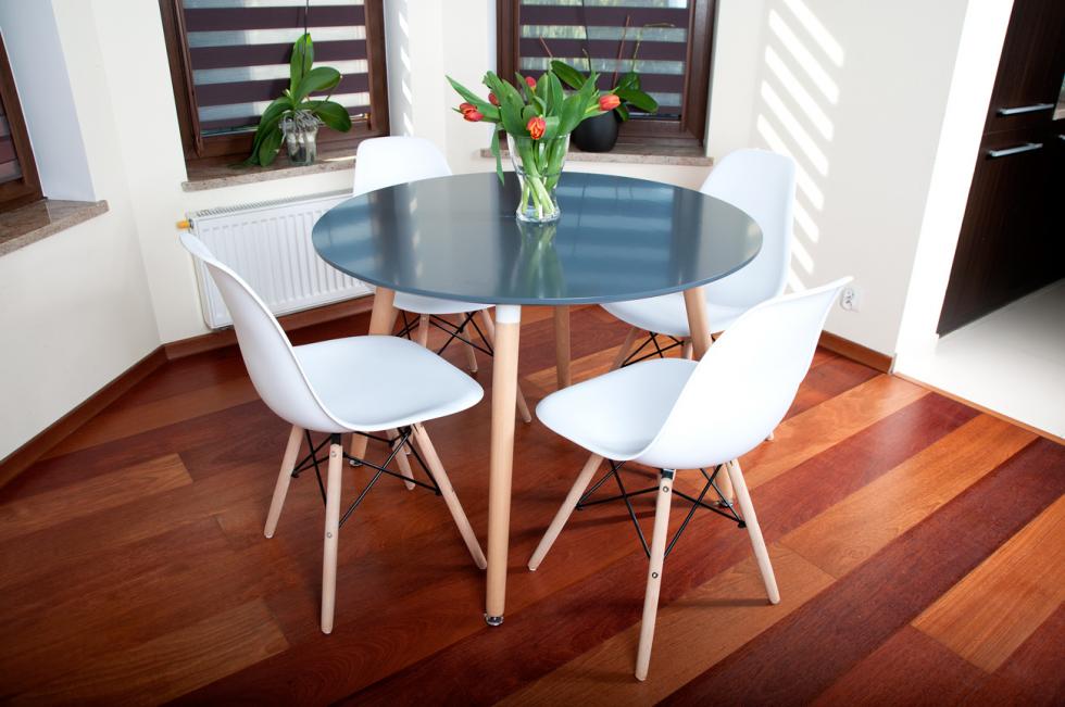 STÓŁ NOWOCZESNE kolekcja MEDIOLAN OKRĄGŁY 100 cm kolor GRAFITOWY - Stół MEDIOLAN grafit OKRĄGŁY 100 cm - obrazek 7