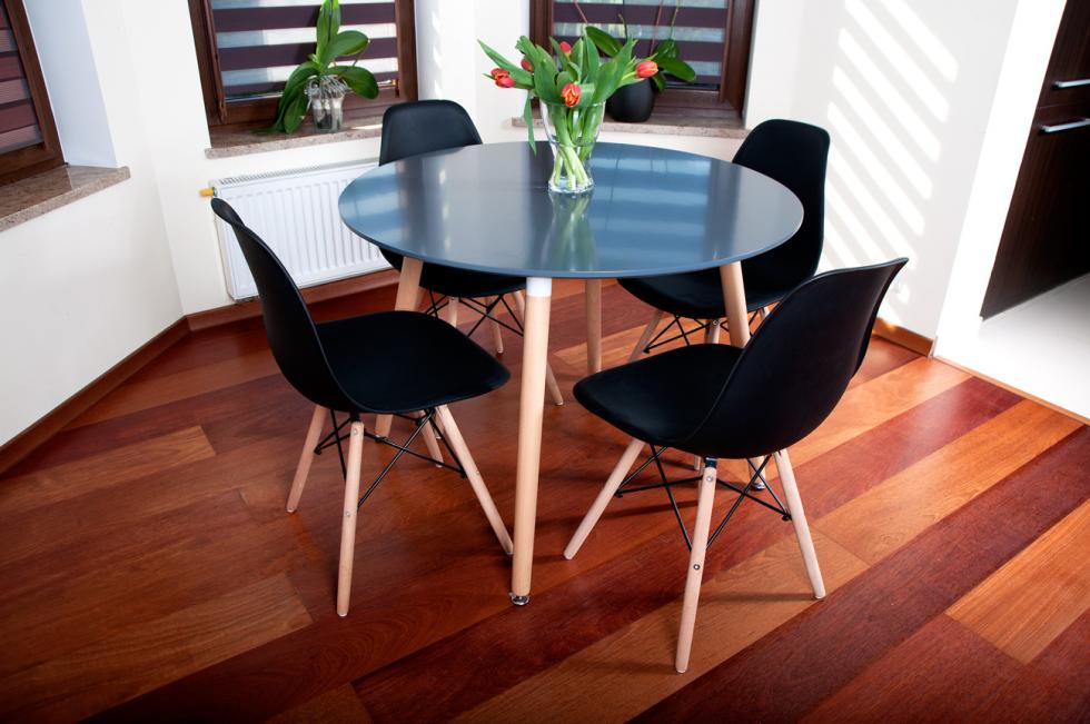 STÓŁ NOWOCZESNE kolekcja MEDIOLAN OKRĄGŁY 100 cm kolor GRAFITOWY - Stół MEDIOLAN grafit OKRĄGŁY 100 cm - obrazek 8