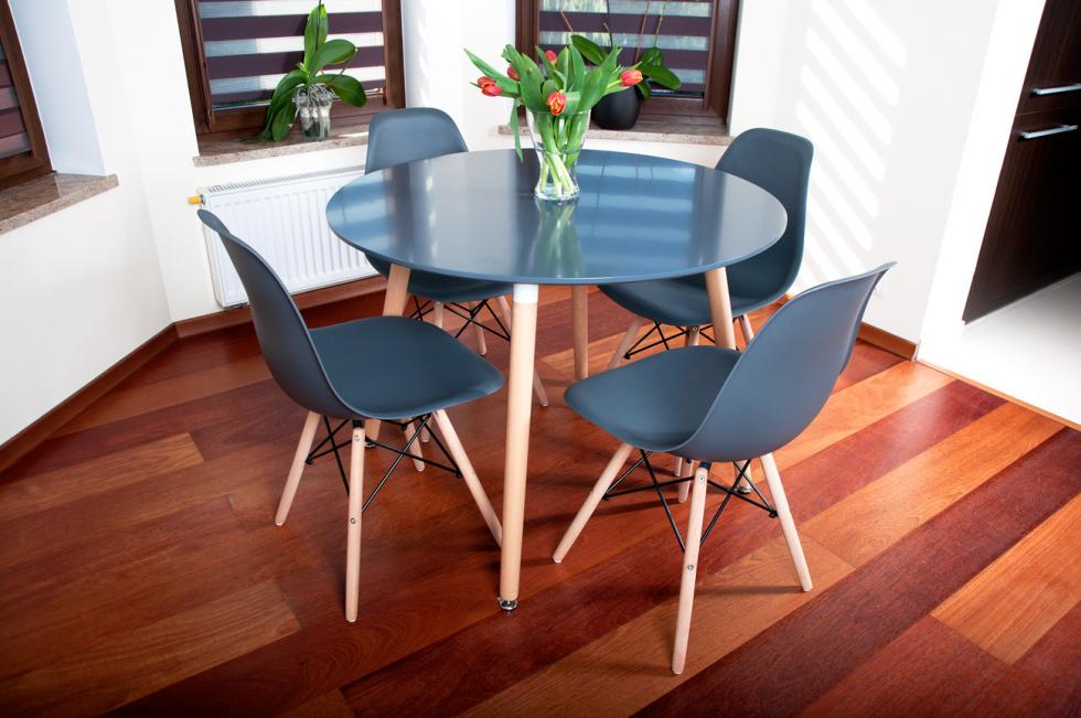 STÓŁ NOWOCZESNE kolekcja MEDIOLAN OKRĄGŁY 100 cm kolor GRAFITOWY - Stół MEDIOLAN grafit OKRĄGŁY 100 cm - obrazek 9